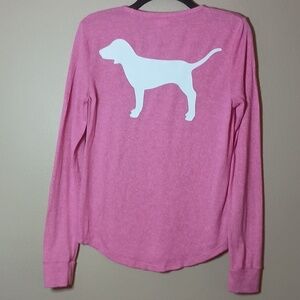 PINK Victoria's Secret Long Sleeve Sleep Top